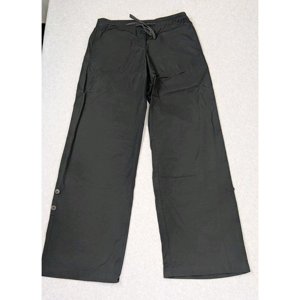 Moth Anthropologie Womens Pants 2 Black Roll Tab Drawstring Lightweight